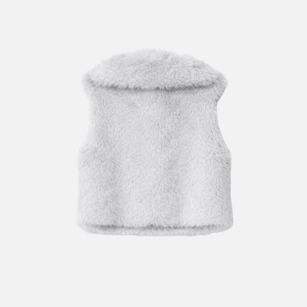 Soft Icon Faux Fur vest