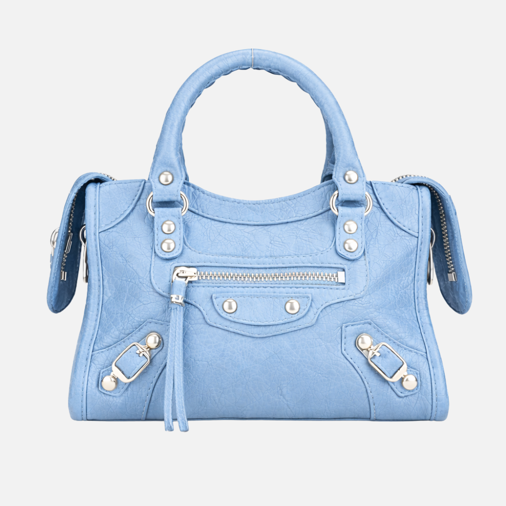 Baby blue Town Bag
