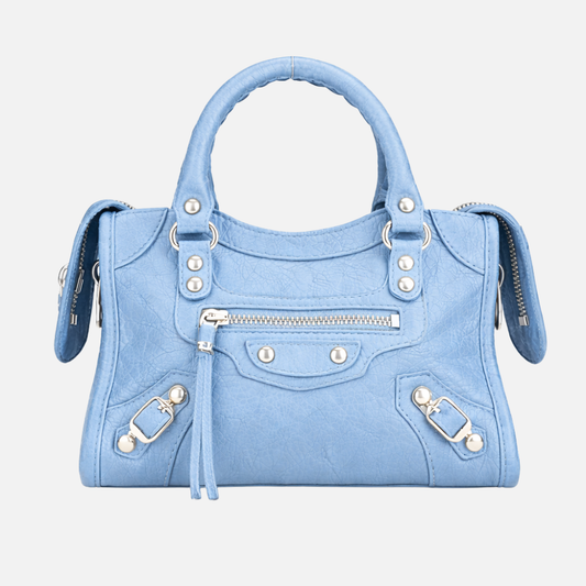 Baby blue Town Bag