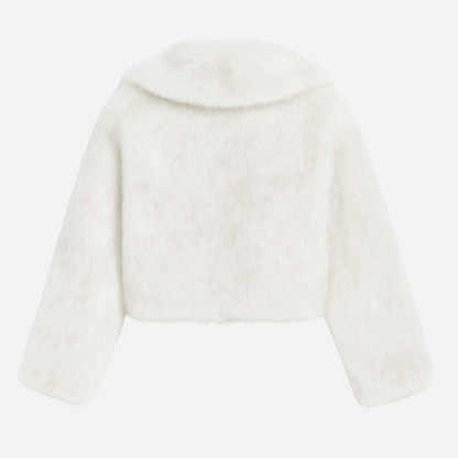 Snow Angel Faux Fur Coat