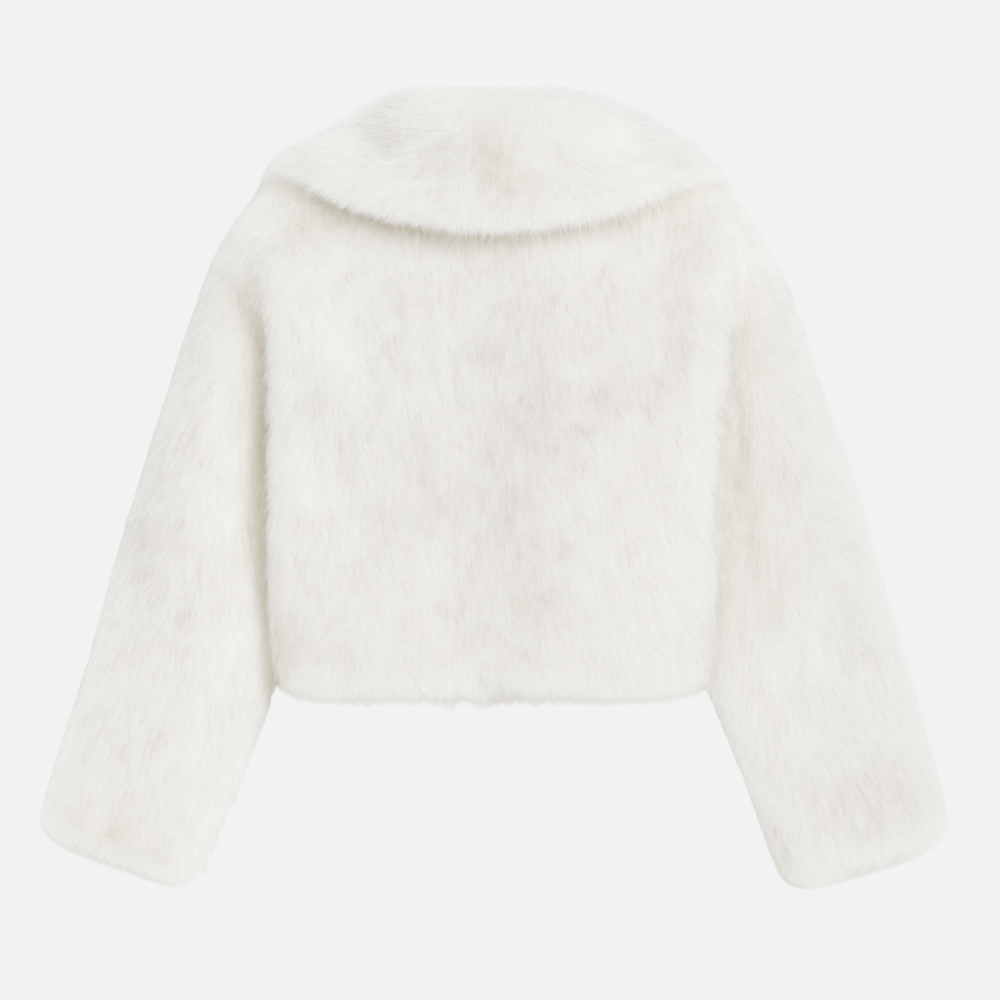 Snow Angel Faux Fur Coat