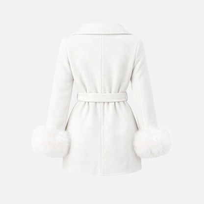 Maison Solène Belted Fur Coat