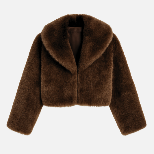 Cocoa Cloud Faux Fur Coat