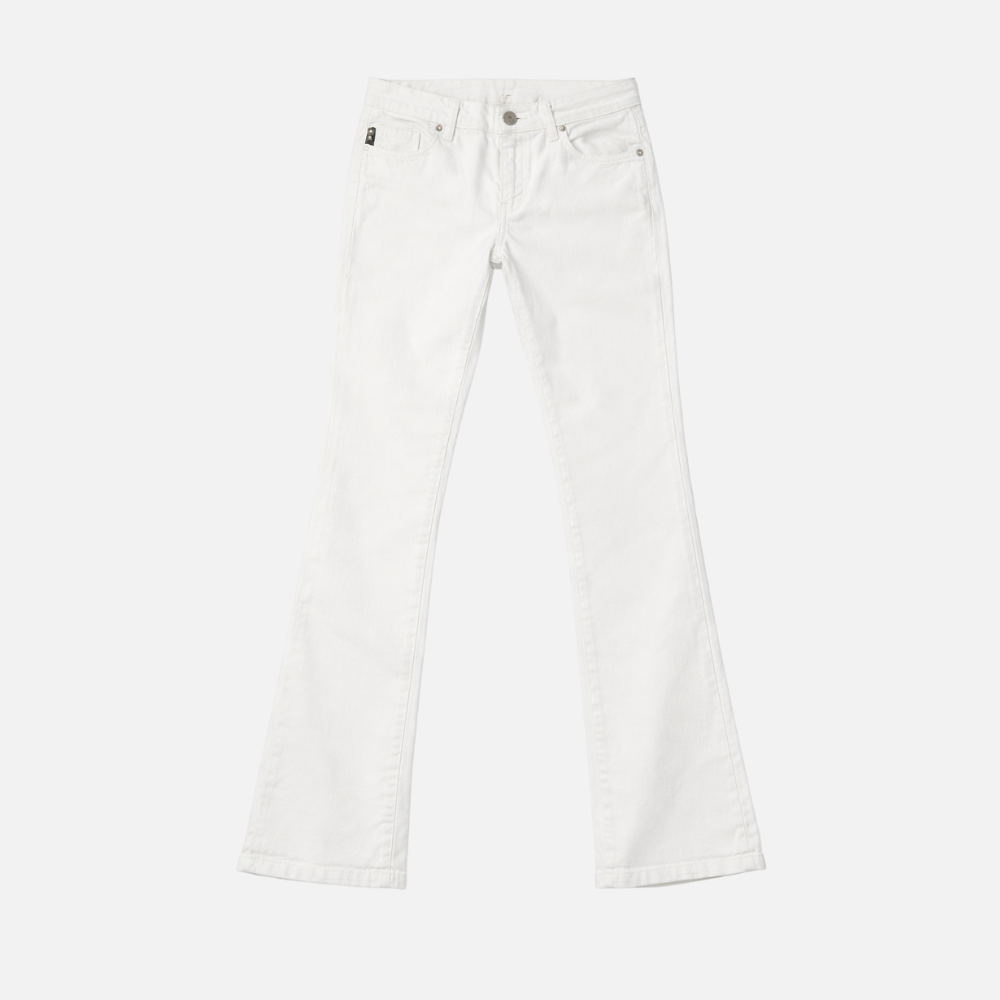 Ivory Flare Denim