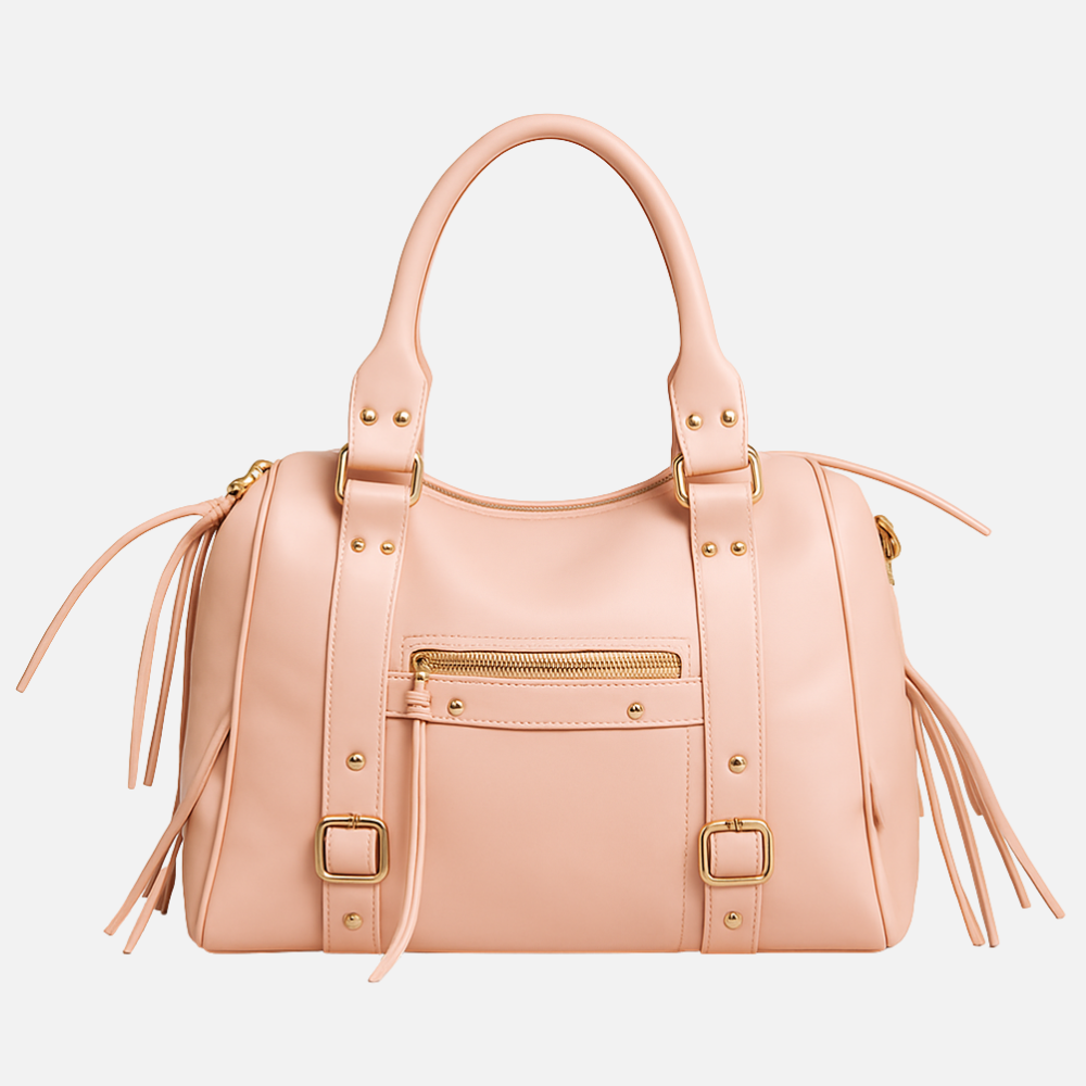 Soft Pink Rebel Satchel Bag