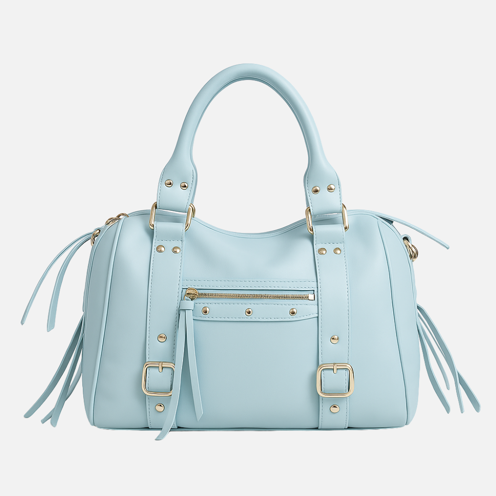 Sky Blue Rebel Satchel Bag