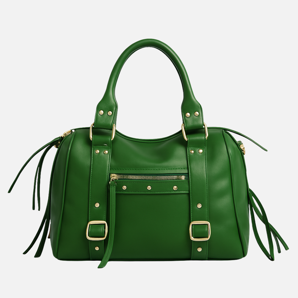 Leaf Green Rebel Satchel Bag