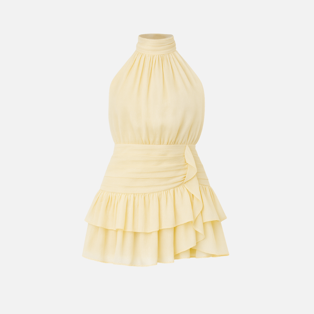 Yellow Poppy Dress