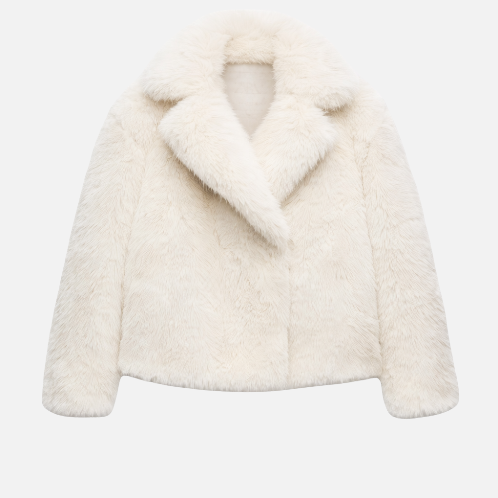 Ivory City Faux Fur Jacket