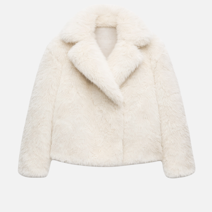 Ivory City Faux Fur Jacket