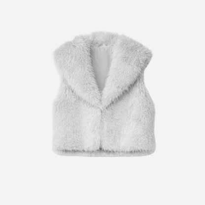 Soft Icon Faux Fur vest